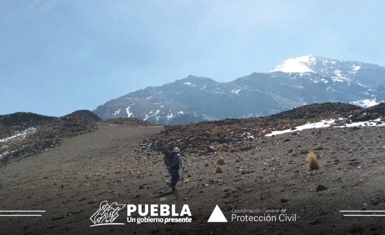 Sigue búsqueda del último alpinista perdido en el Pico de Orizaba