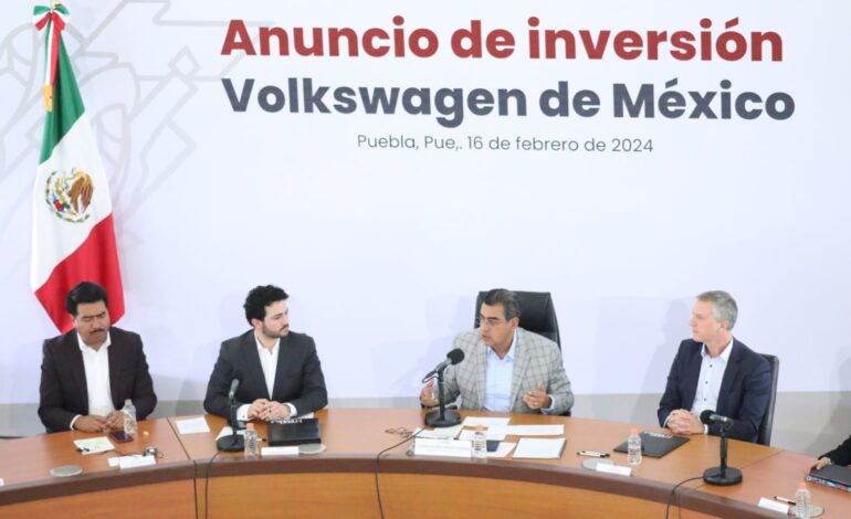 Volkswagen y Gobierno Estatal invierten 942 mdp en Hub de Electromovilidad