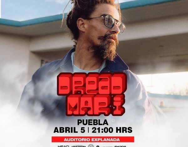 El reggae de Dread Mar I llega a Puebla el próximo 5 de abril