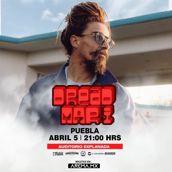El reggae de Dread Mar I llega a Puebla el próximo 5 de abril