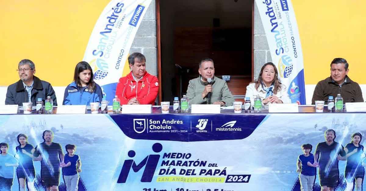 Presentan medio maratón del día del Papá 2024