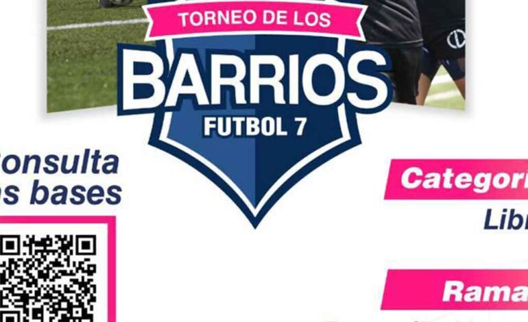 Presentan «Torneo de los Barrios 2024