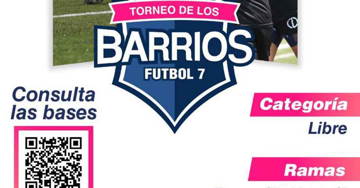 Presentan «Torneo de los Barrios 2024