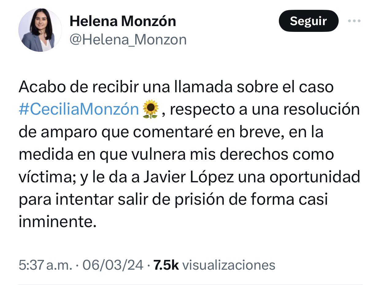 Con amparo, Zavala quedaría en libertad: Helena Mozón