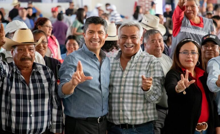 Ocoyucan y Lalo Rivera juntos para mejorar el rumbo de Puebla