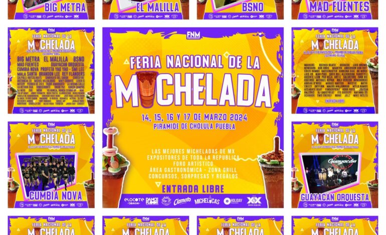 Inicia la Feria Nacional de la Michelada en Cholula