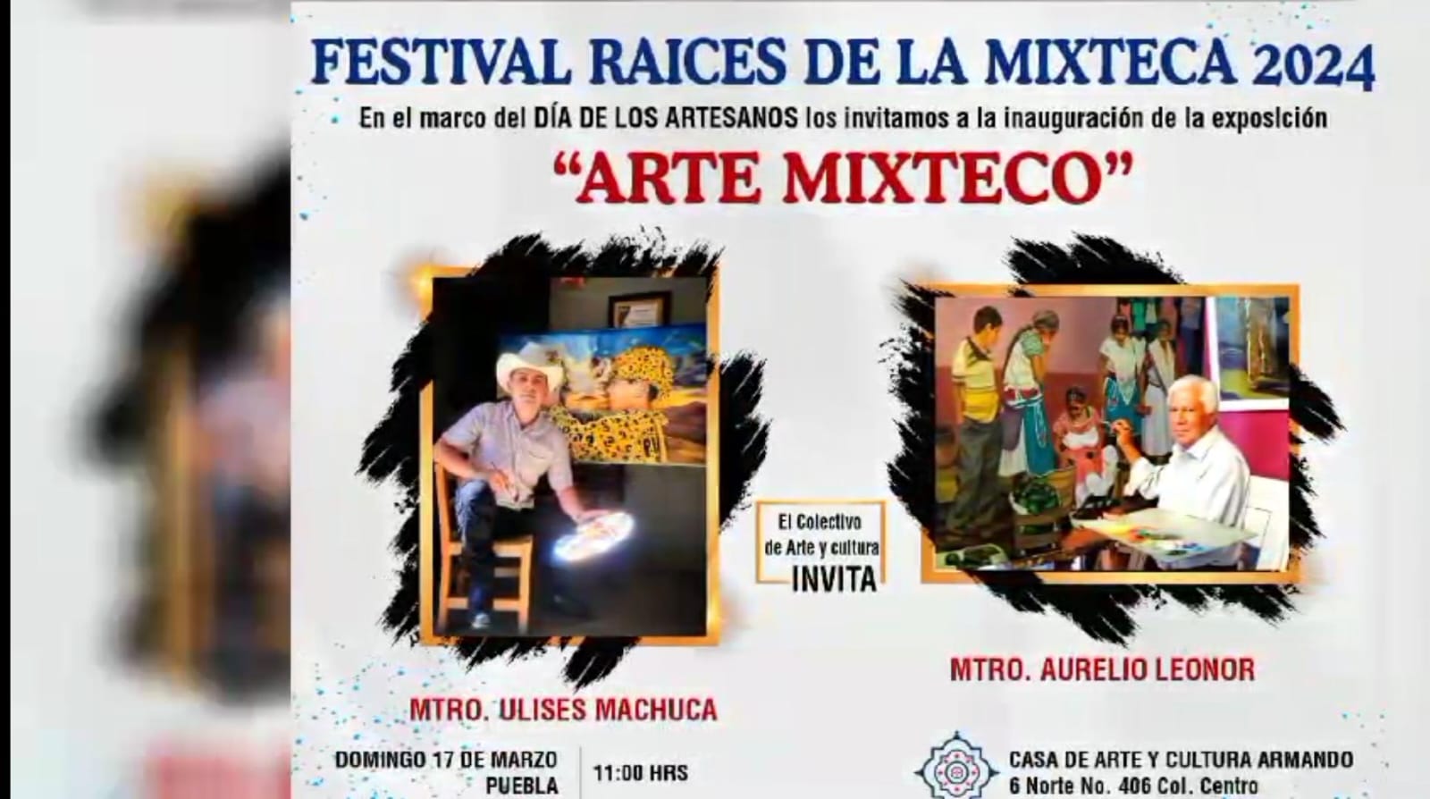 La cultura mixteca invade el Barrio del Artista