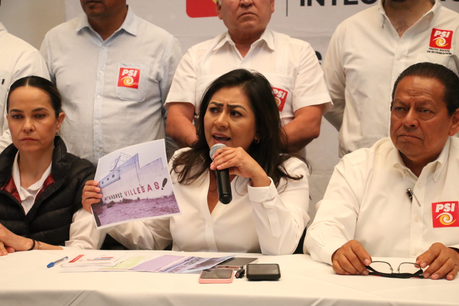 Nadia Navarro defiende a Inés Saturnino y Guadalupe Martínez, candidatos PSI