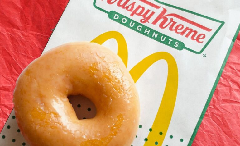 Venderán donas Krispy Kreme en locales de McDonald´s en EEUU