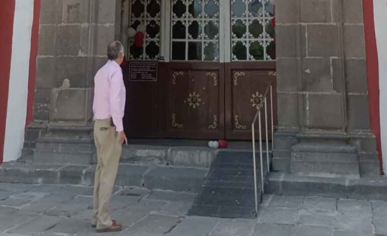 Cuidan seguridad en templos durante Semana Santa