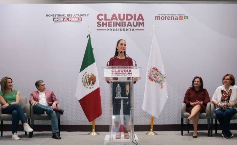 Ellos plantean mega cárceles, nosotros atención a las causas: Sheinbaum