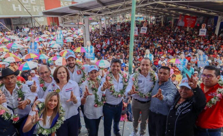 Lalo Rivera compromete obras de infraestructura para la Central de Abasto