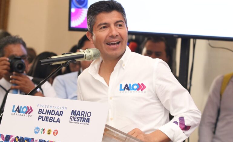 Van juntos Lalo Rivera y Mario Riestra por un rumbo seguro para Puebla