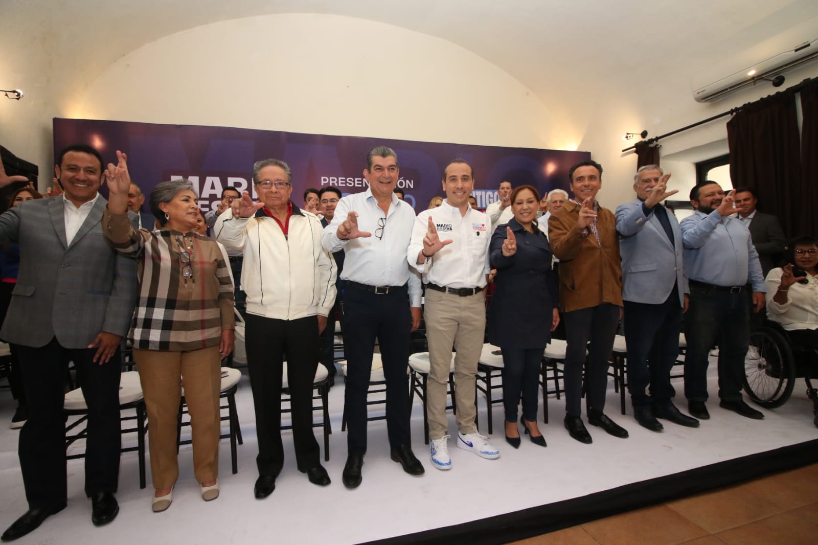 Presenta Mario Riestra al Equipo por Puebla, hacia la Presidencia Municipal