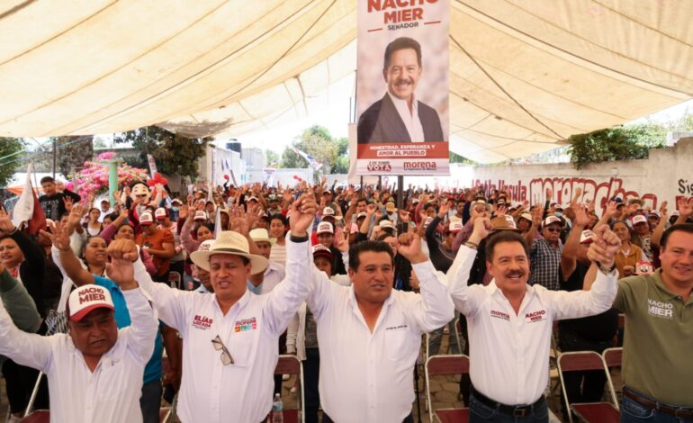 Por amor a México, a Puebla y a nuestras familias debemos votar todo Morena: Nacho Mier