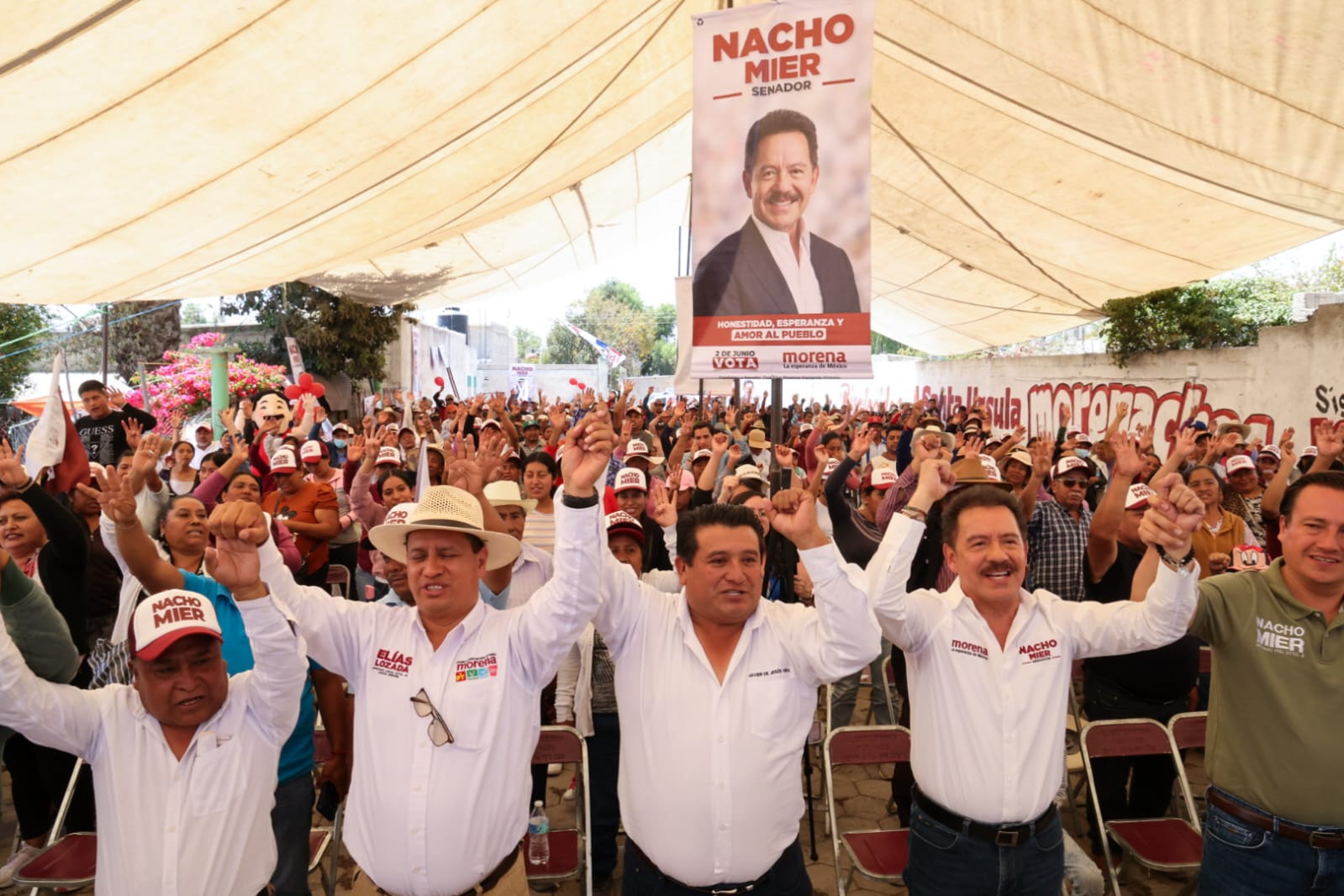 Por amor a México, a Puebla y a nuestras familias debemos votar todo Morena: Nacho Mier