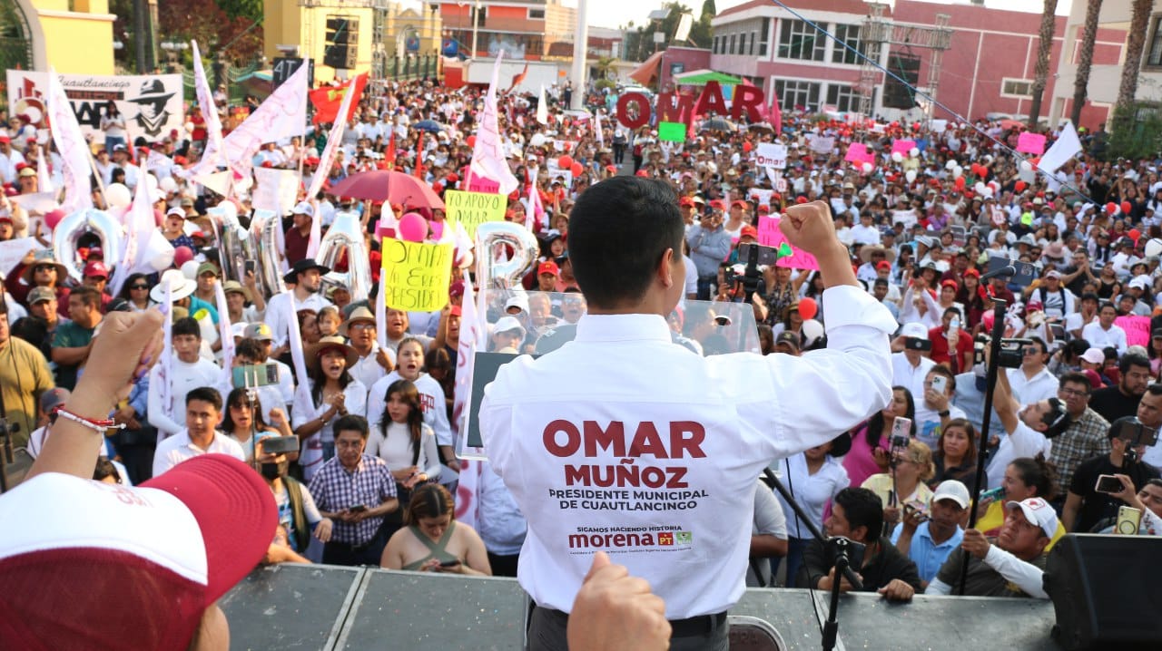 Lucharé para que Cuautlancingo sea un lugar próspero para vivir: Omar Muñoz