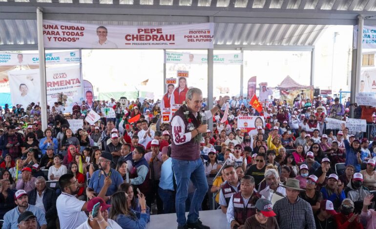 Cumple Pepe Chedraui 30 días caminando la ciudad y escuchando a las y los poblanos