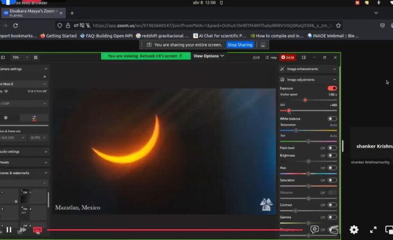 En vivo: Eclipse Solar 2024