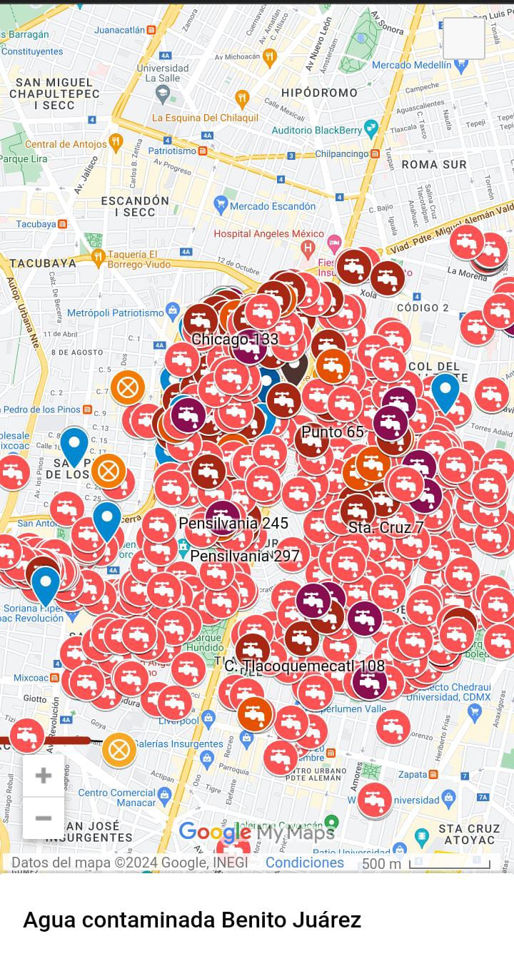 Crean mapa digital de agua contaminada en la Ciudad de México 