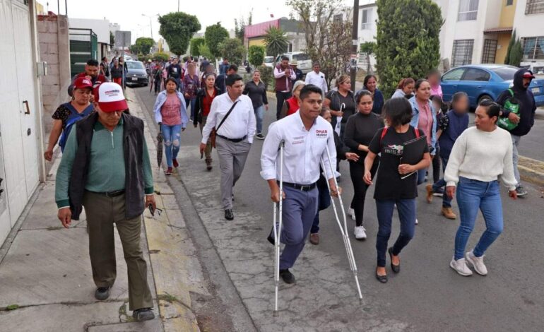 Fraccionamientos de Cuautlancingo han sido olvidados por el municipio: Omar Muñoz