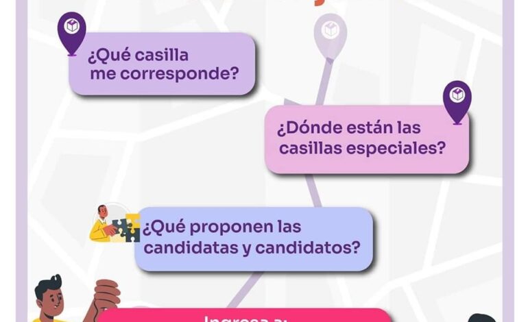 INE llama a usar la plataforma «Ubica tu Casilla 2024»