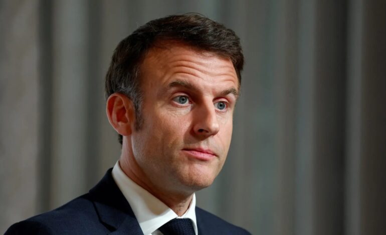 Anuncia Macron estar dispuesto a enviar tropas a Ucrania