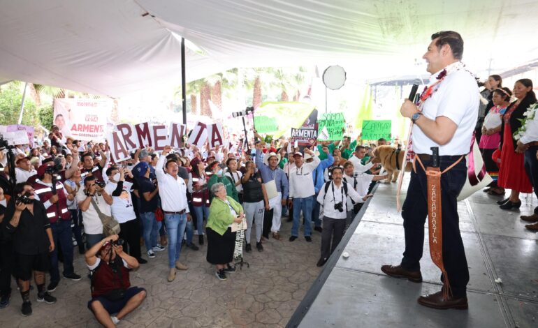 Se olvidaron gobiernos del PAN de proyectar a los pueblos originarios: Armenta