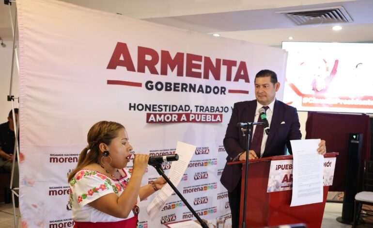 Armenta respalda el respeto a los pueblos los originarios de Puebla