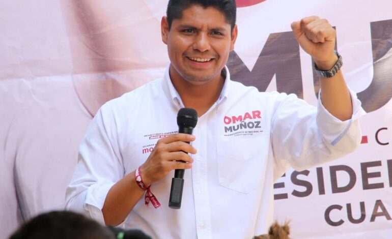 Confía Omar Muñoz en triunfo electoral en Cuautlancingo