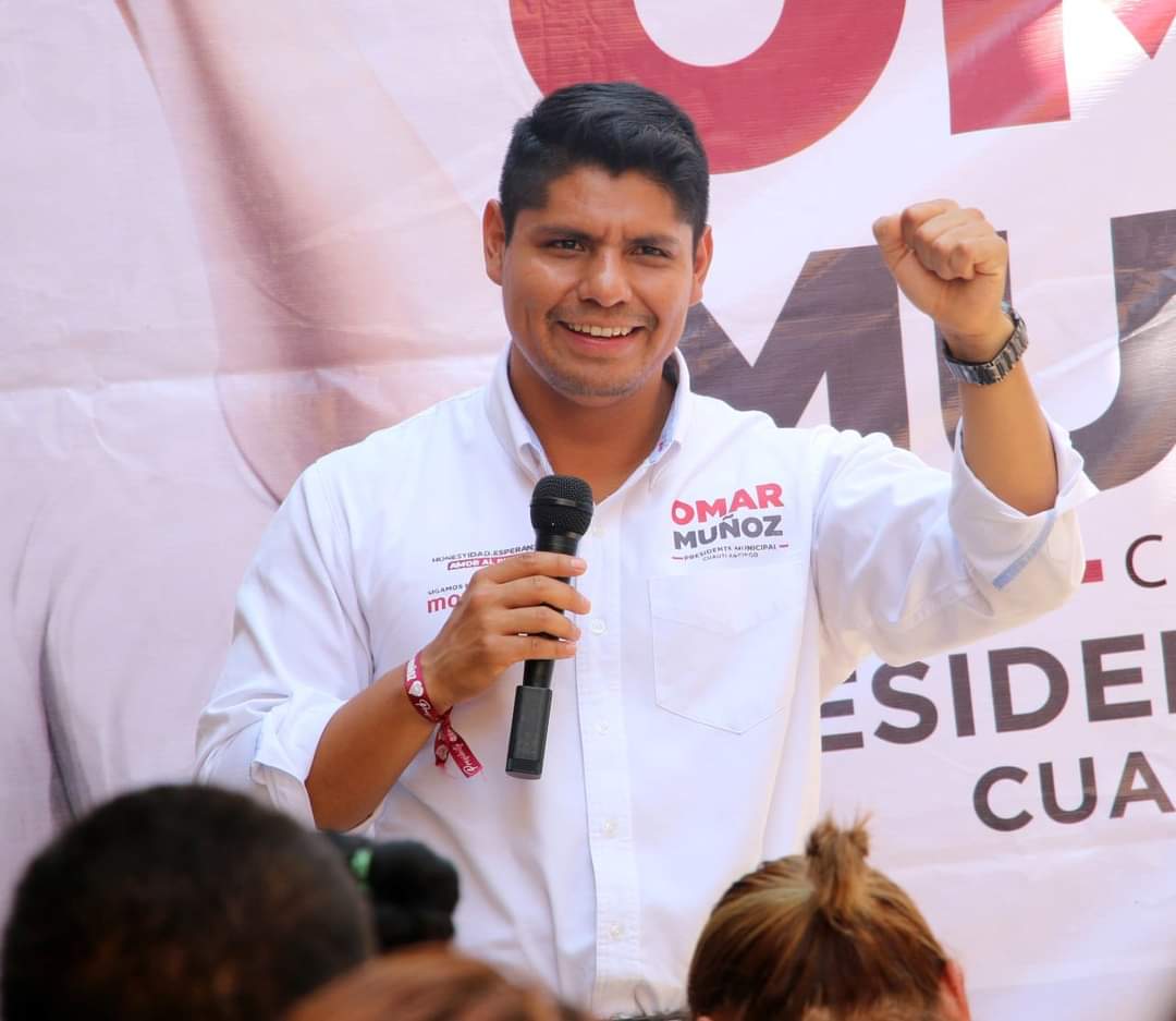 Confía Omar Muñoz en triunfo electoral en Cuautlancingo