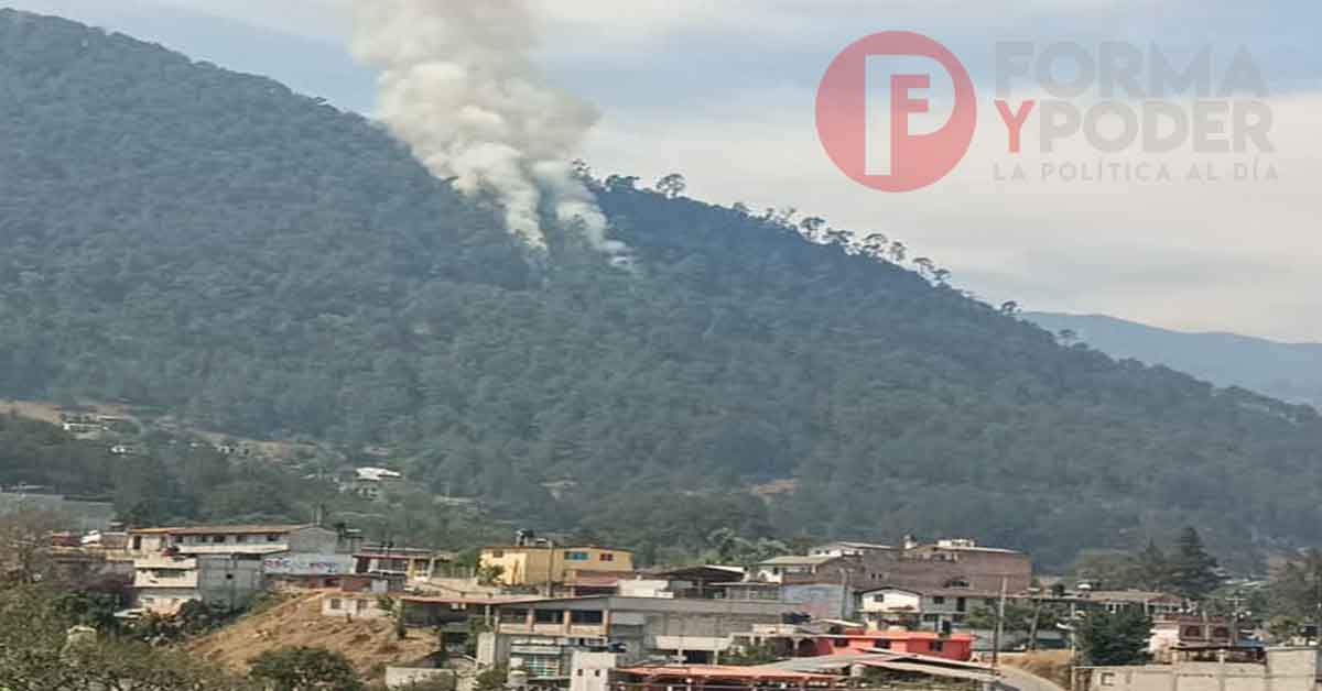 Acusa Medio Ambiente nuevo incendio provocado en Tetela de Ocampo