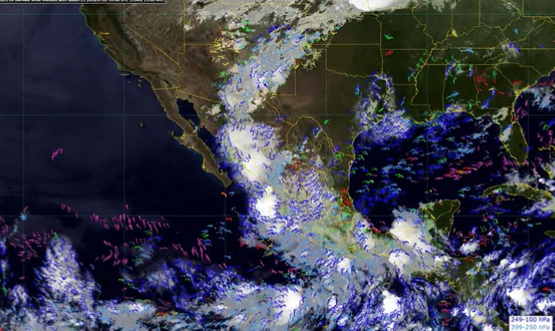 Conagua pronostica lluvias intensas en Puebla y 11 entidades más por huracán Beryl