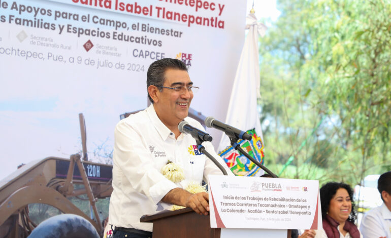 Destina gobierno de Sergio Salomón más de 27 mdp para obra carretera en Tochtepec