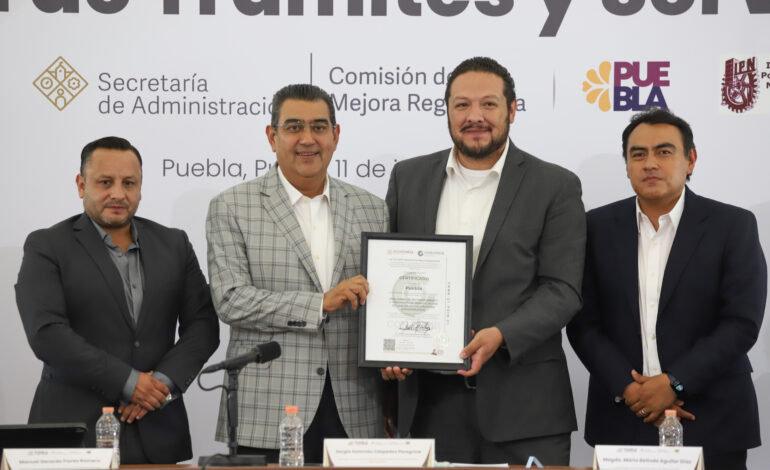 Puebla, ejemplo nacional en simplificación de trámites y mejora regulatoria