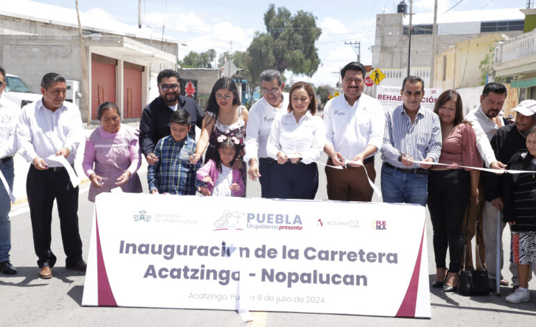 Inauguran Gaby Bonilla y Sergio Salomón el CECADE en Acatzingo