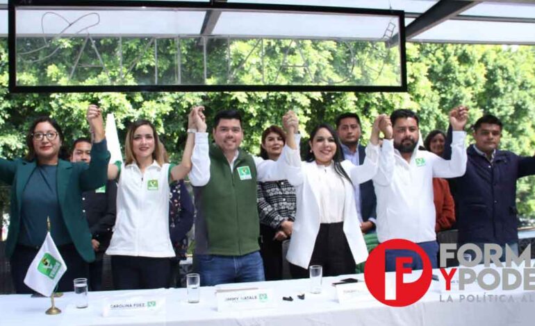 PVEM muestra apoyo a Tonantzin Fernández tras ganar alcaldía de San Pedro Cholula