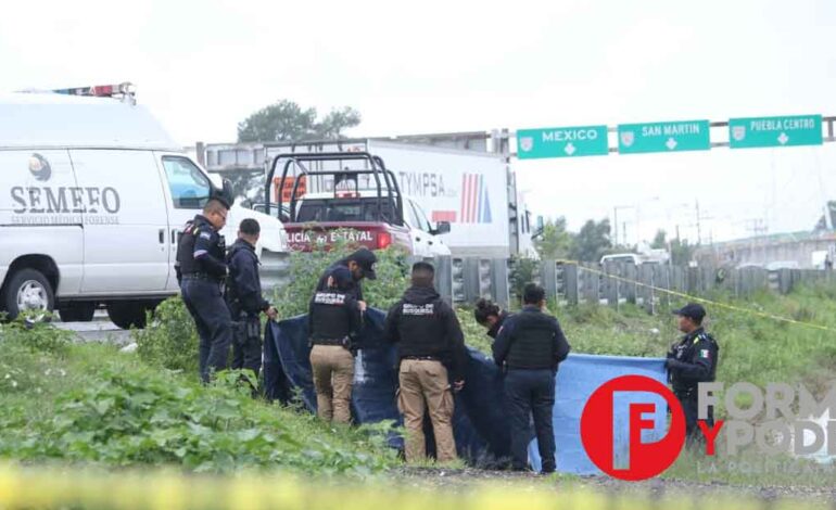 Hallan cuerpo desmembrado con narco mensaje en la Puebla-Orizaba