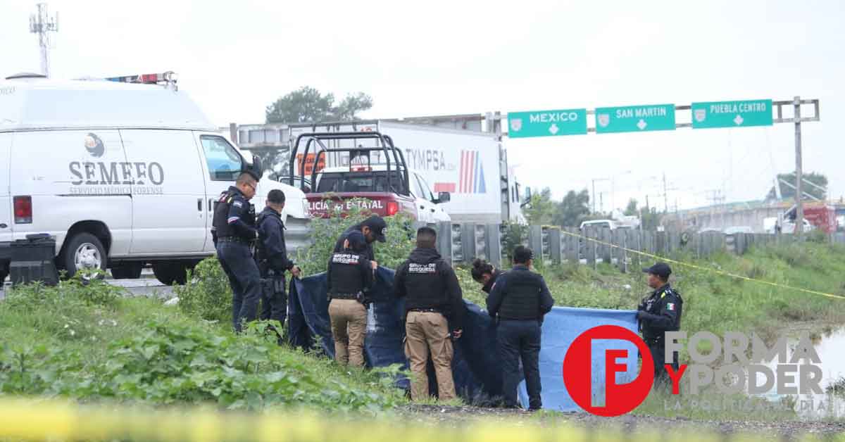 Hallan cuerpo desmembrado con narco mensaje en la Puebla-Orizaba