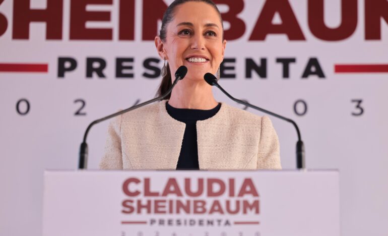 Presenta Claudia Sheinbaum a Emilia Calleja Alor como primera directora de la CFE