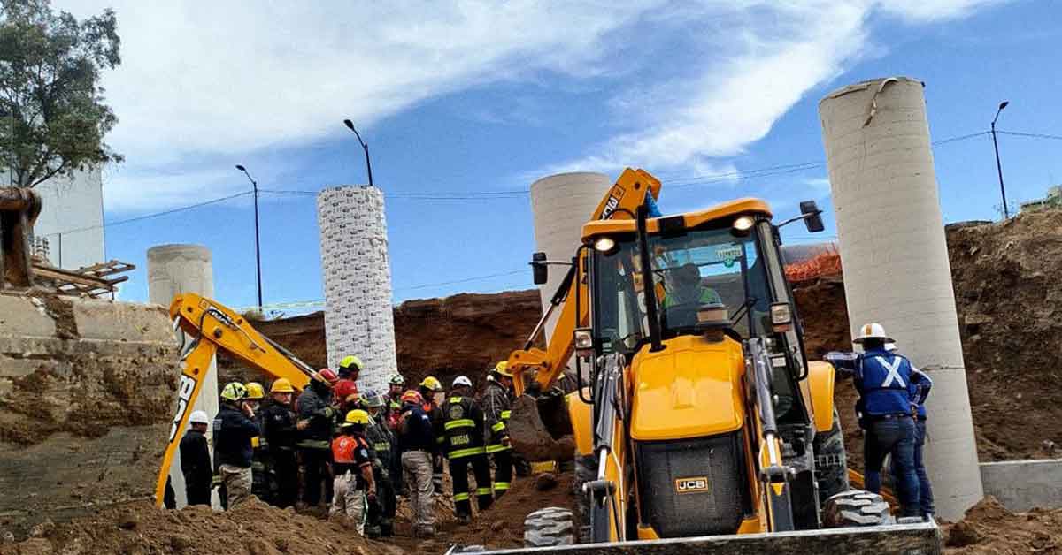 Fallecen dos trabajadores en desgajamiento en las obras de la Atlixcáyotl y Periférico