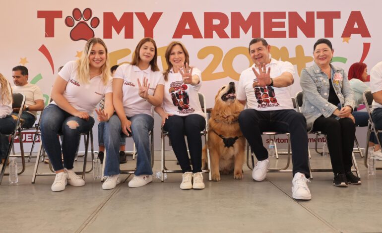 Apoyo comunitario y protección animal será una realidad en Puebla: Armenta