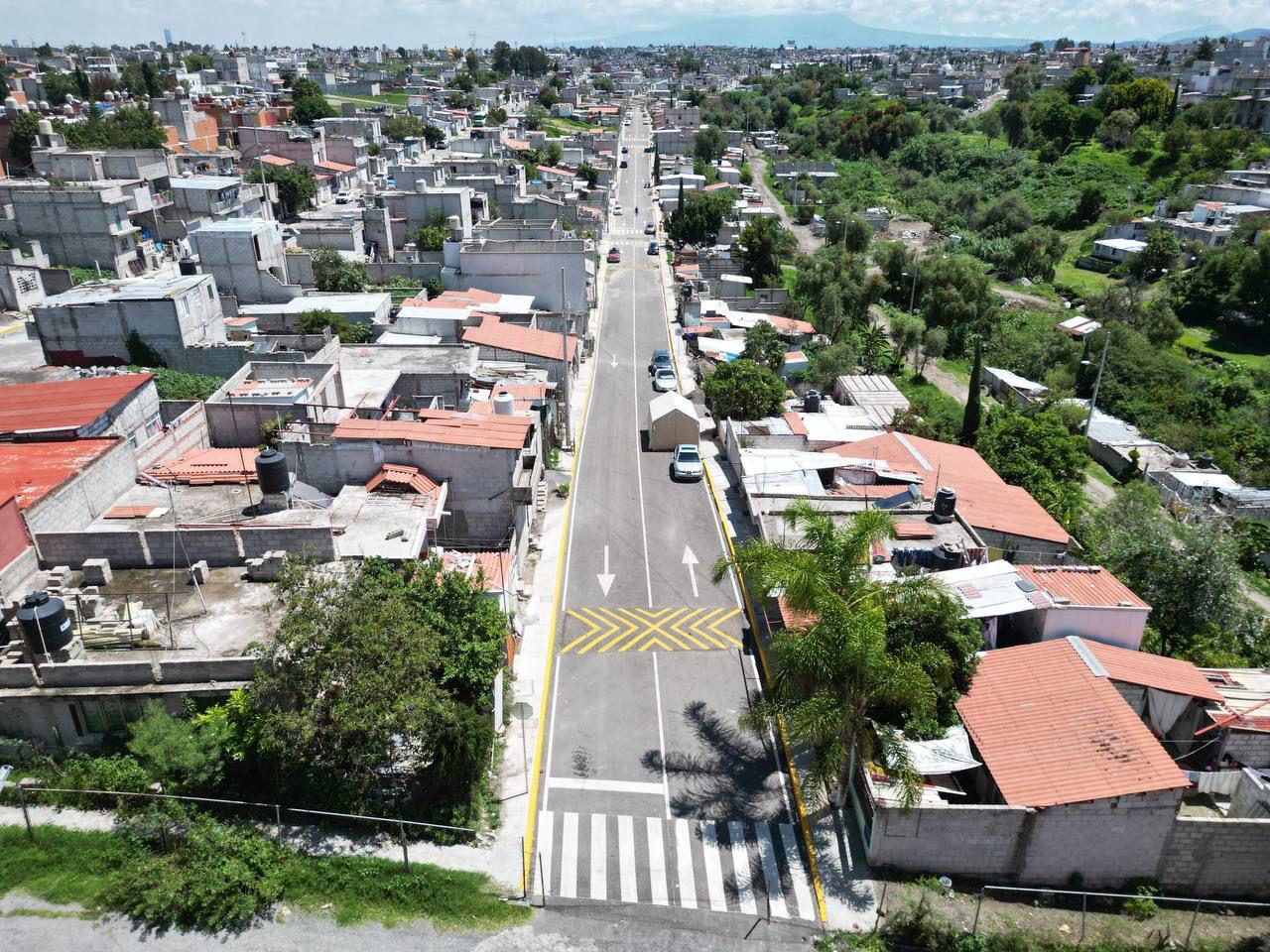 Entrega Ayuntamiento de Puebla rehabilitación de calle al sur de la ciudad