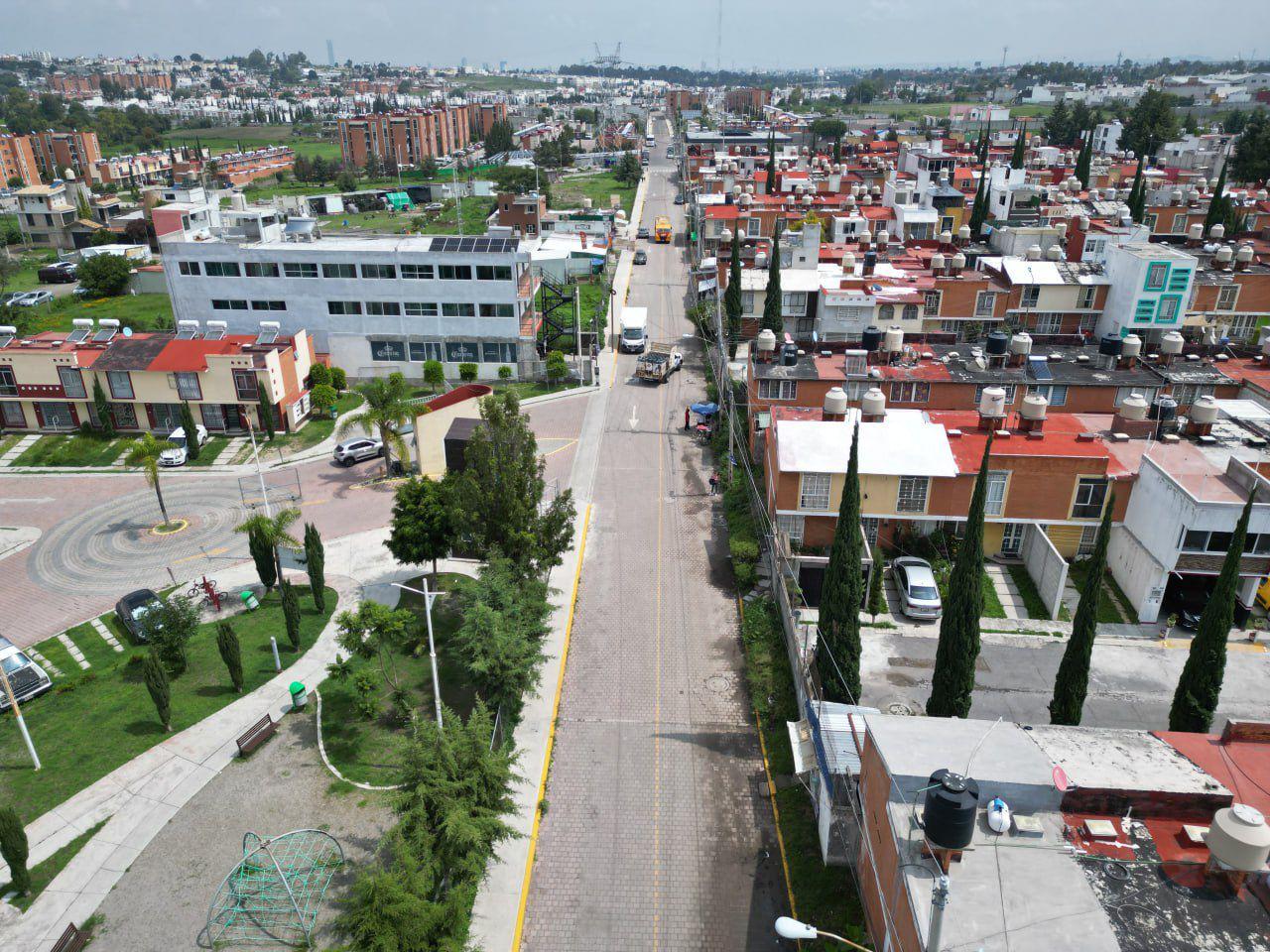 Entrega Ayuntamiento de Puebla rehabilitación en San José Chapulco