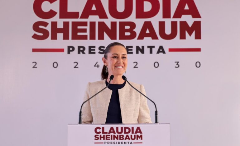 Valida Tribunal Electora a Claudia Sheinbaum como presidenta electa