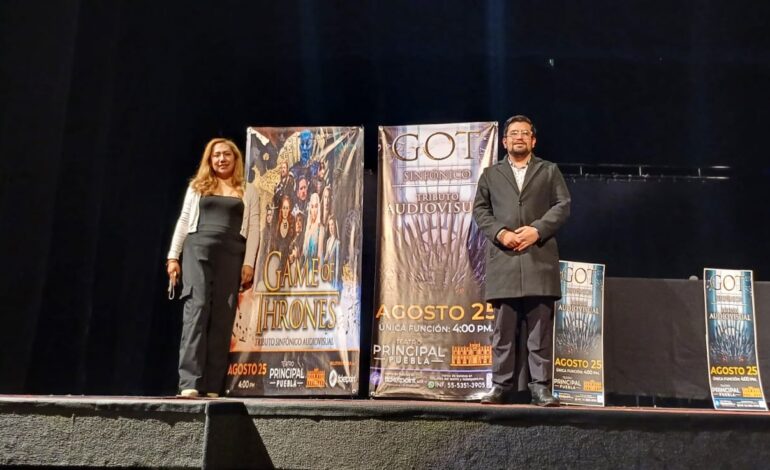 La esencia de Game of Thrones llega a Puebla con un tributo sinfónico audiovisual