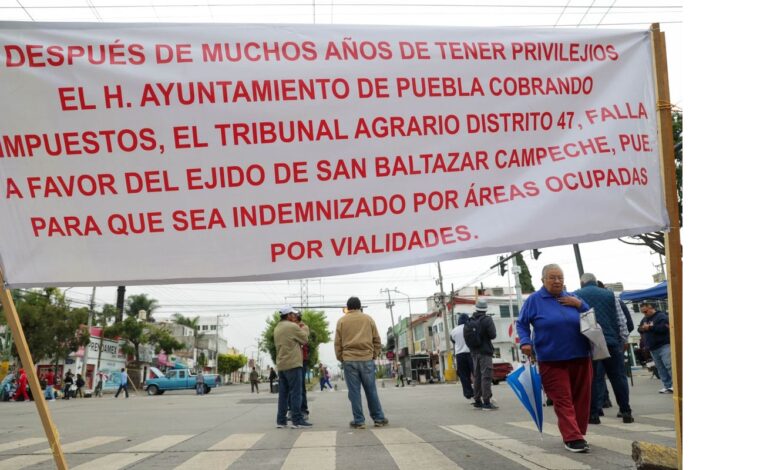 Sigue bloqueo en Valsequillo y Las Torres