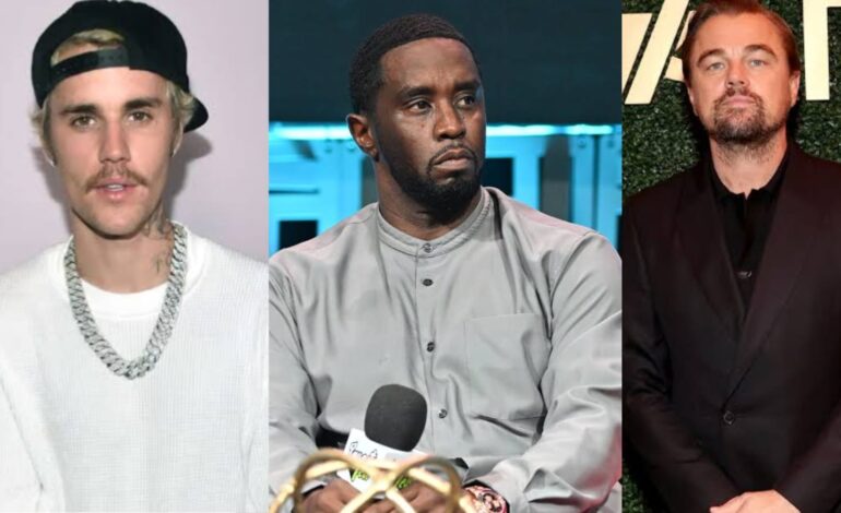 Involucran a Di Caprio y a Justin Bieber en el caso Diddy