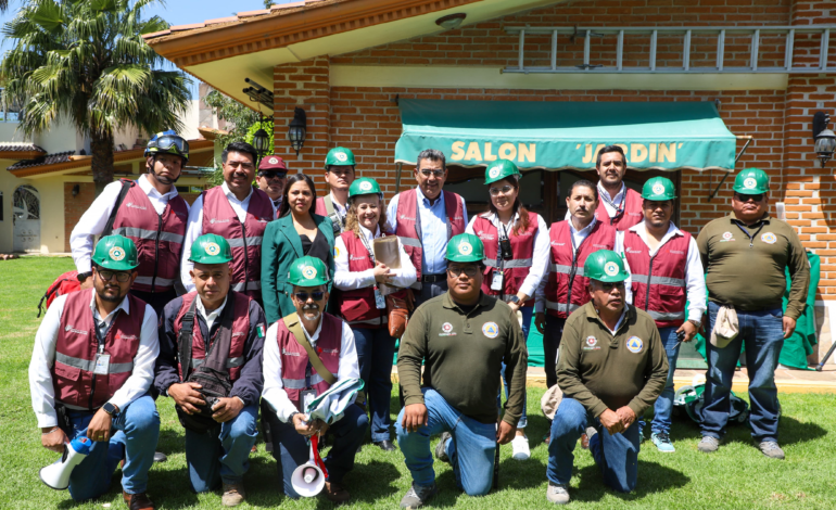 En Huejotzingo, Sergio Salomón encabeza Simulacro Nacional 2024