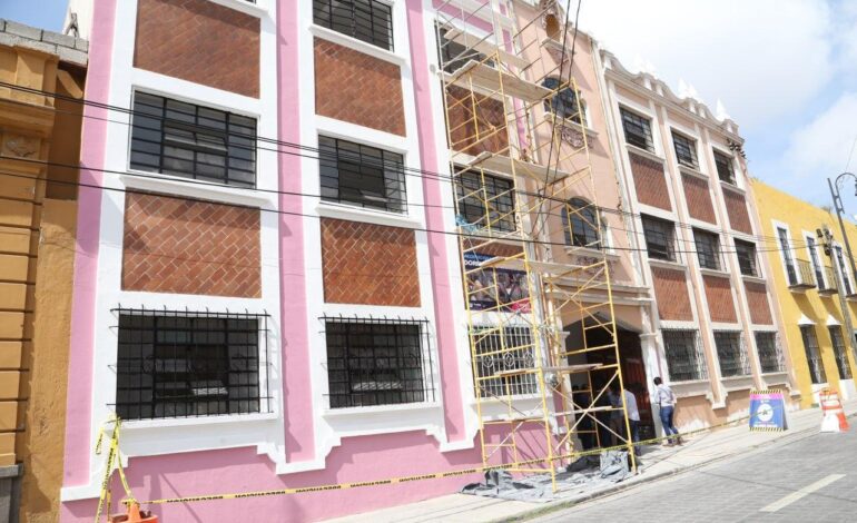 Sigue rehabilitación del dormitorio municipal del Centro Histórico